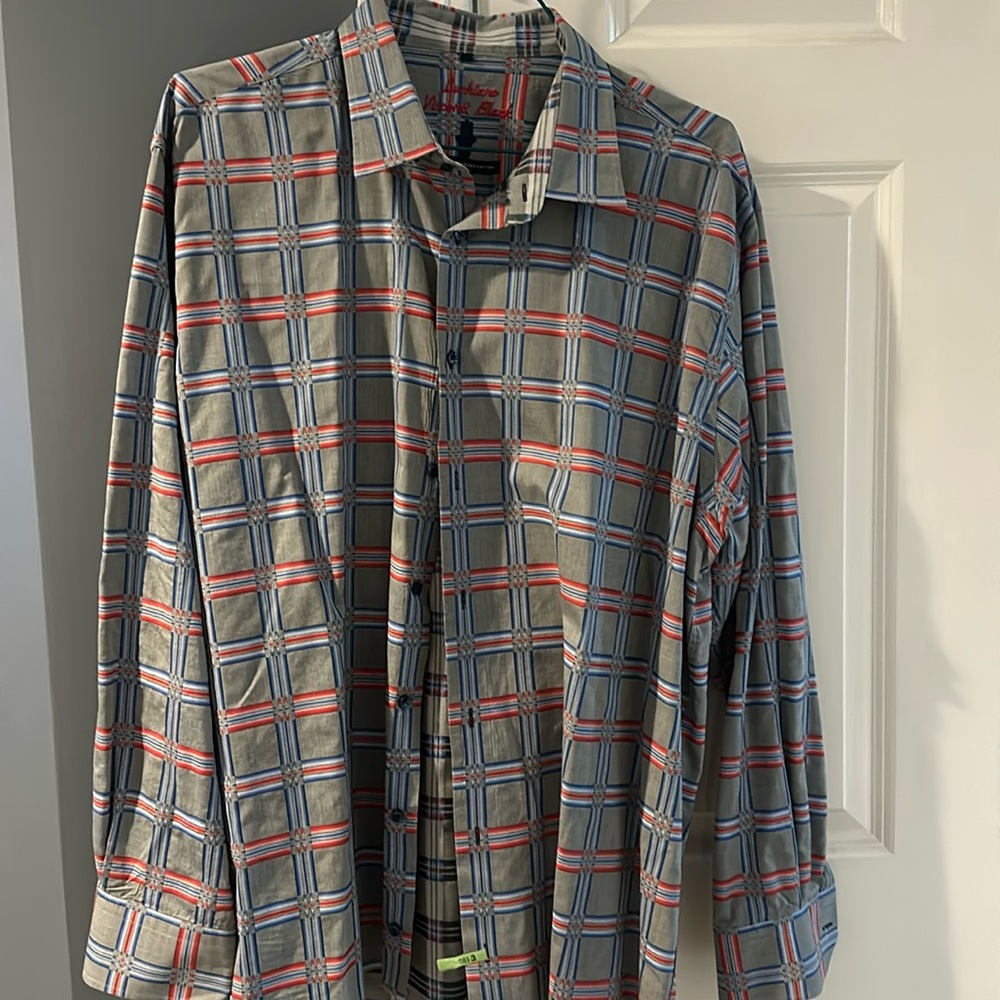Luchiano Visconti Black long sleeve shirt 2XL